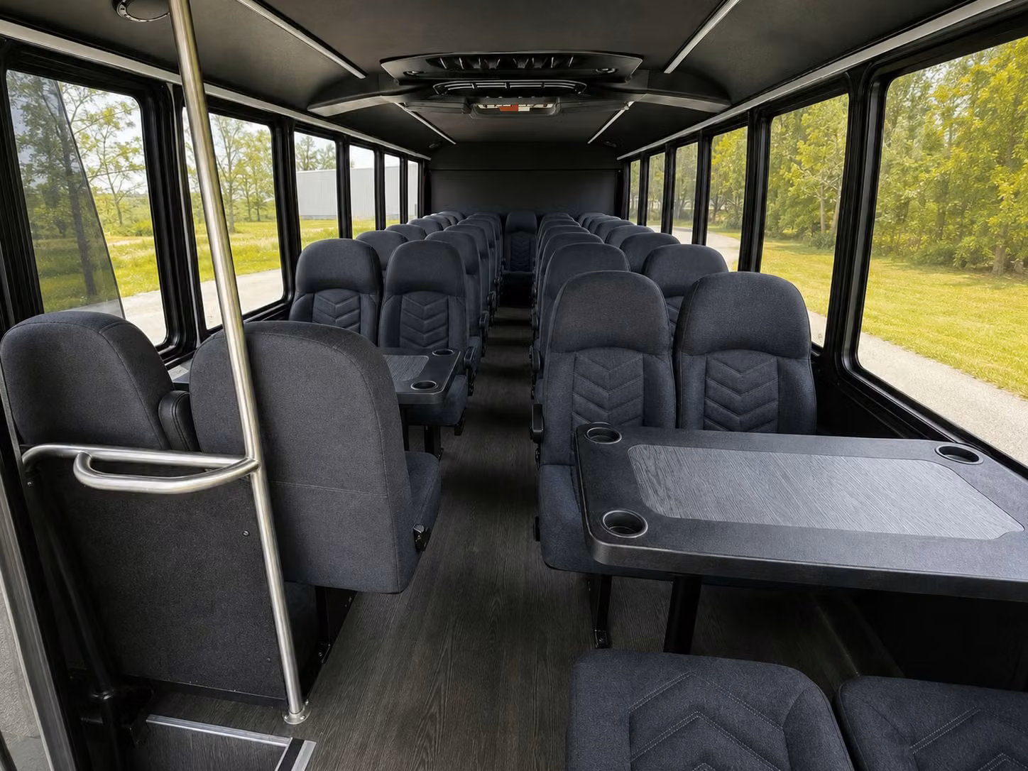 15 passenger minibus inside