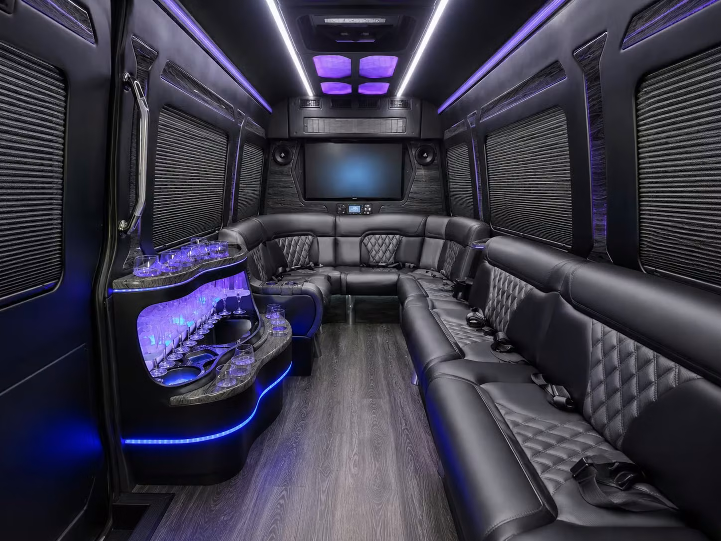 government conference event shuttle bus rentals in wichita
